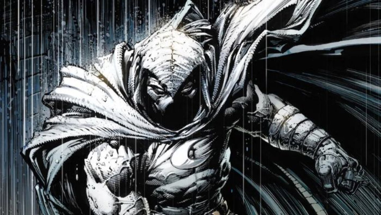 El arte de esta portada variante presenta a Moon Knight como nunca lo habíamos visto en una fusión con Ghost Rider