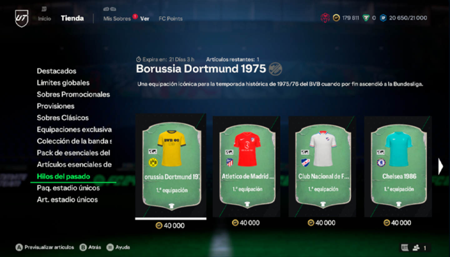 Llegan 17 equipaciones retro a EA Sports FC 24 Ultimate Team: consigue así las 9 primeras