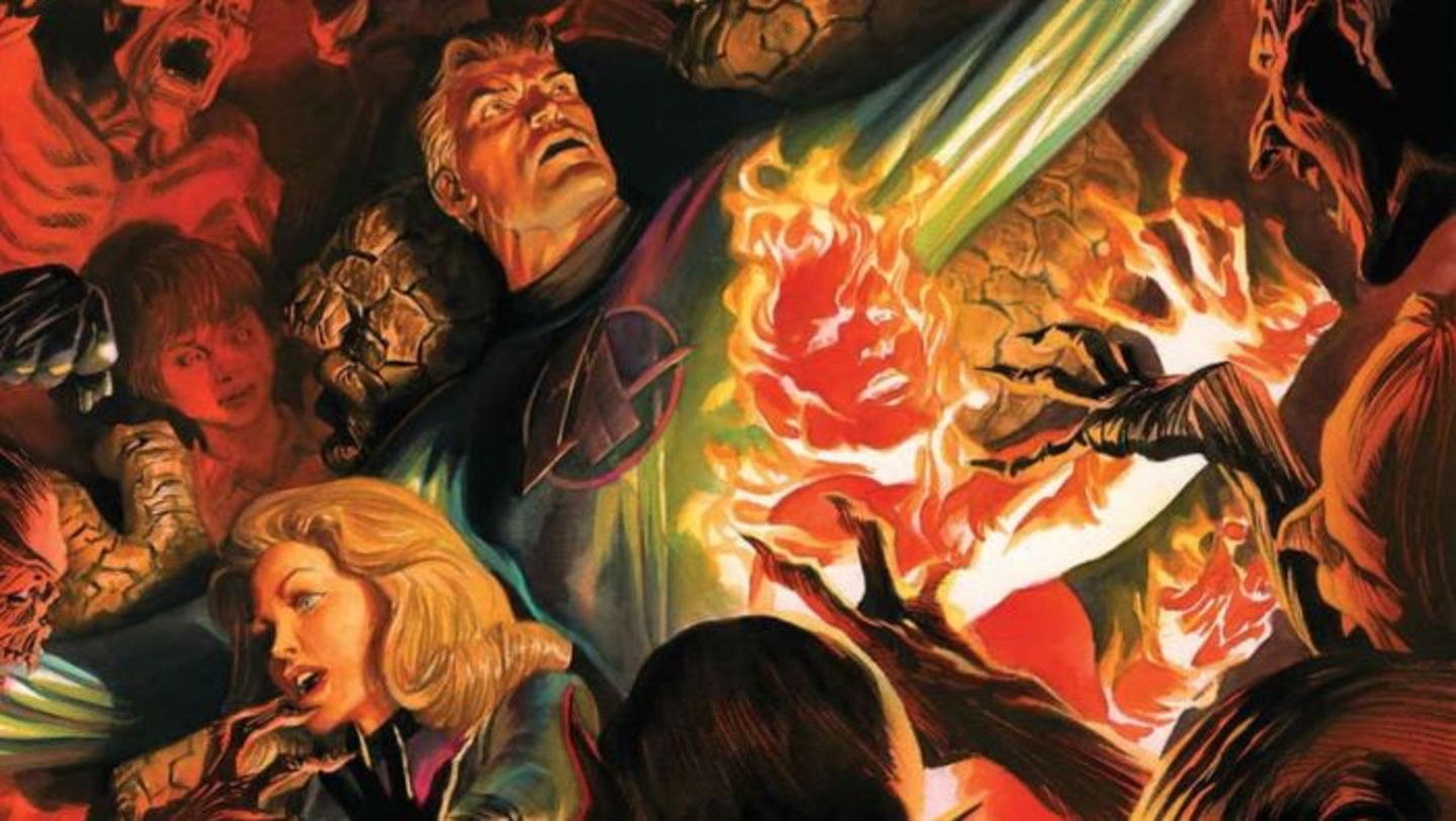 Esta nueva portada de los 4 Fantásticos expone una ilustración sumamente aterradora