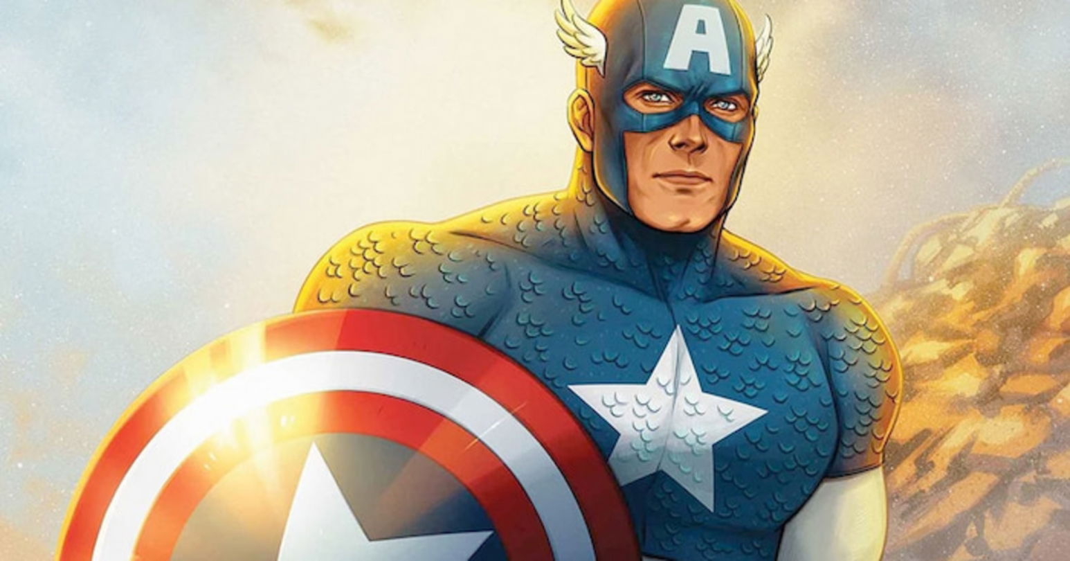 Esta variante del Capitán América poseído por el Espíritu de Venganza de Ghost Rider es lo más terrorífico que verás hoy