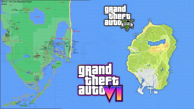 Un jugador compara el mapa de GTA VI con el de GTA V y el resultado es espectacular