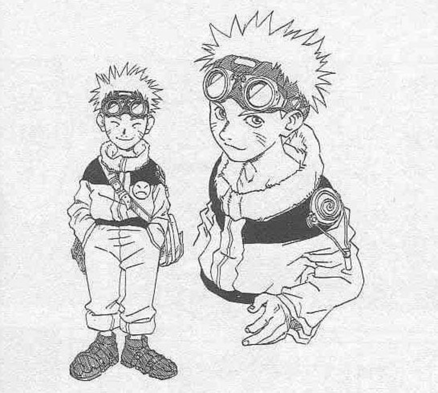 Naruto: así fue el primer diseño de su icónico protagonista