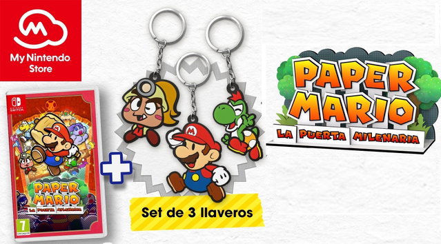 Reserva ya Paper Mario y la Puerta Milenaria con varios extras y merchandising en My Nintendo Store