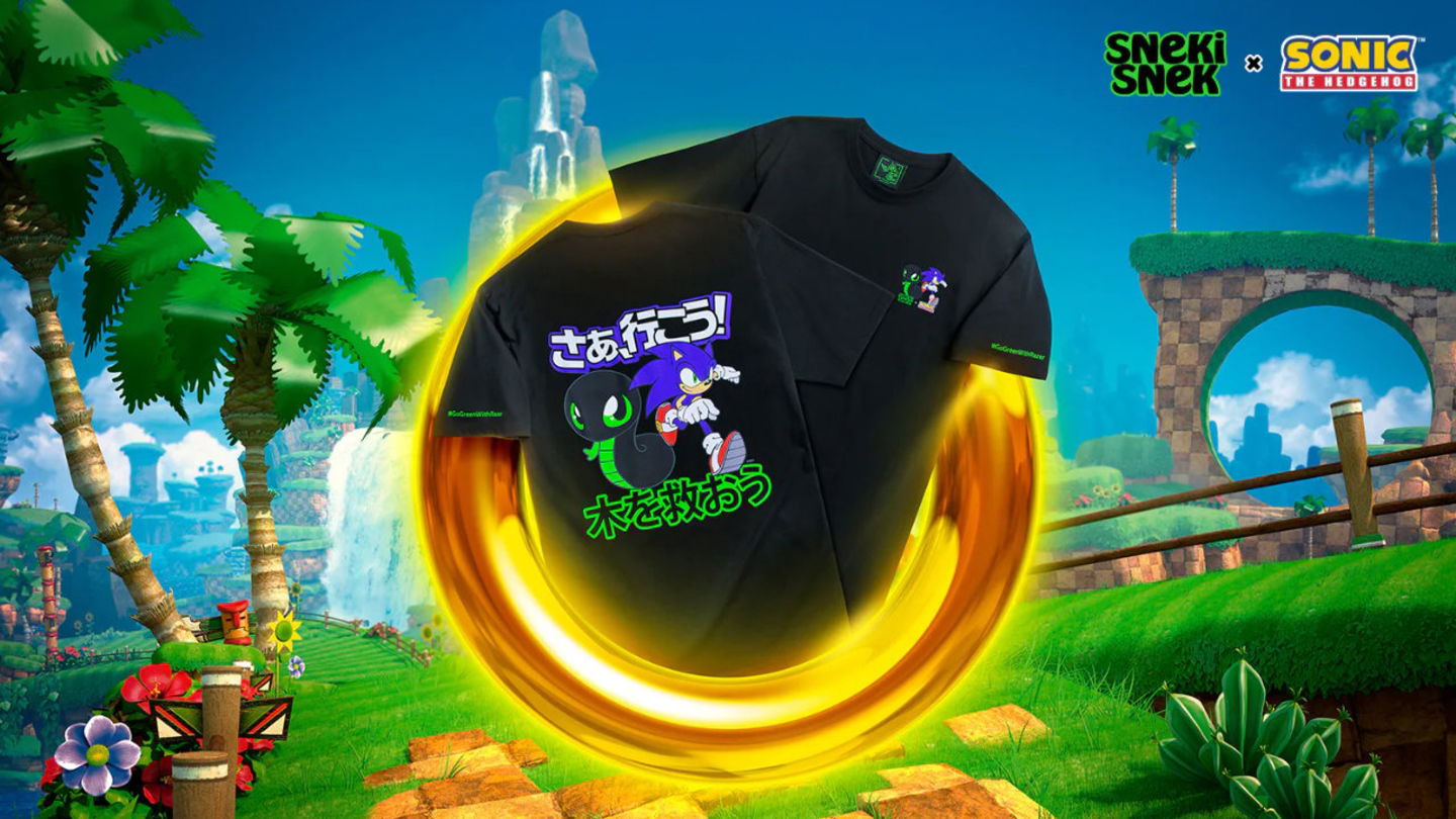 Razer Sneki Snek x Sonic the Hedgehog Tee - Camiseta