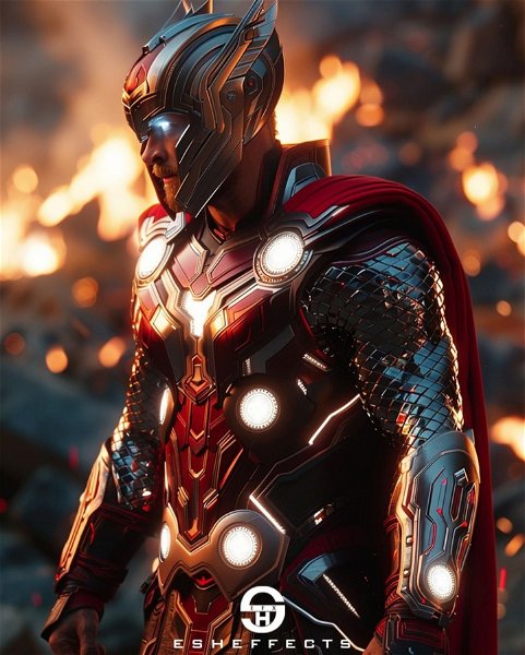 Así sería Thor si tuviese una auténtica armadura Iron Man en el UCM