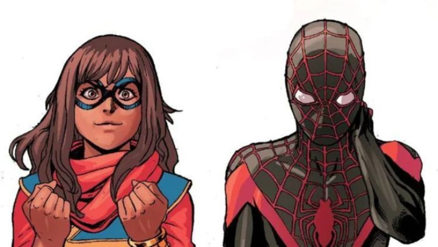 Un reciente cómic revela que Kamala Khan aparemente es el interés romántico de Miles Morales