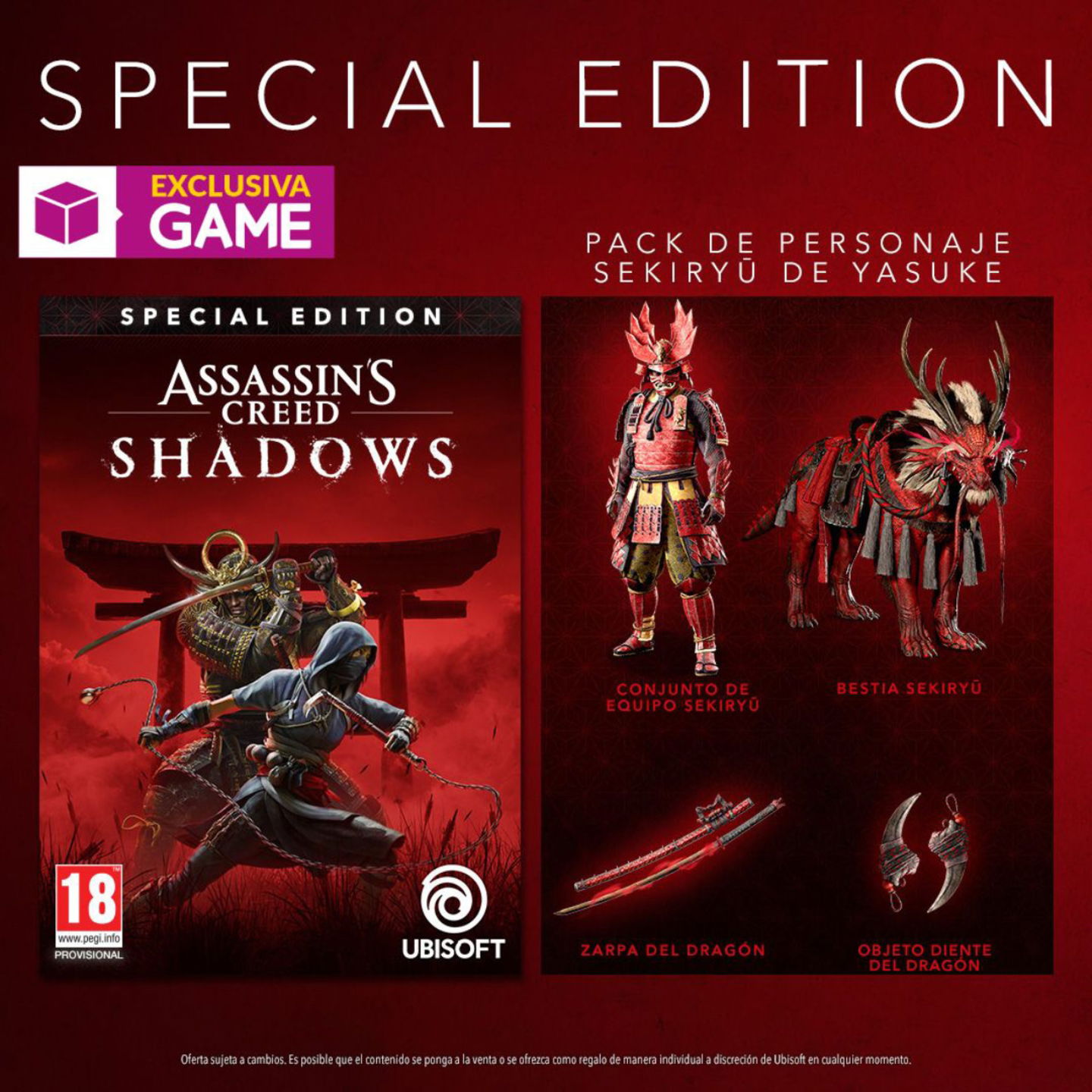 Assassin's Creed Shadows Special Edition