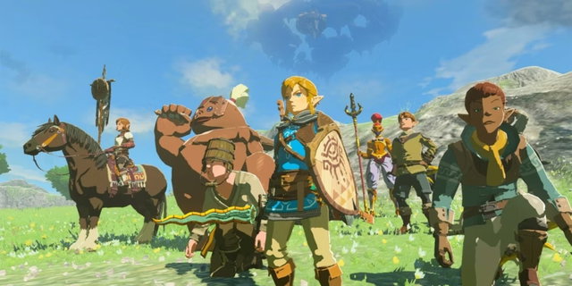 Un jugador de Zelda Tears of the Kingdom crea un coche de carreras