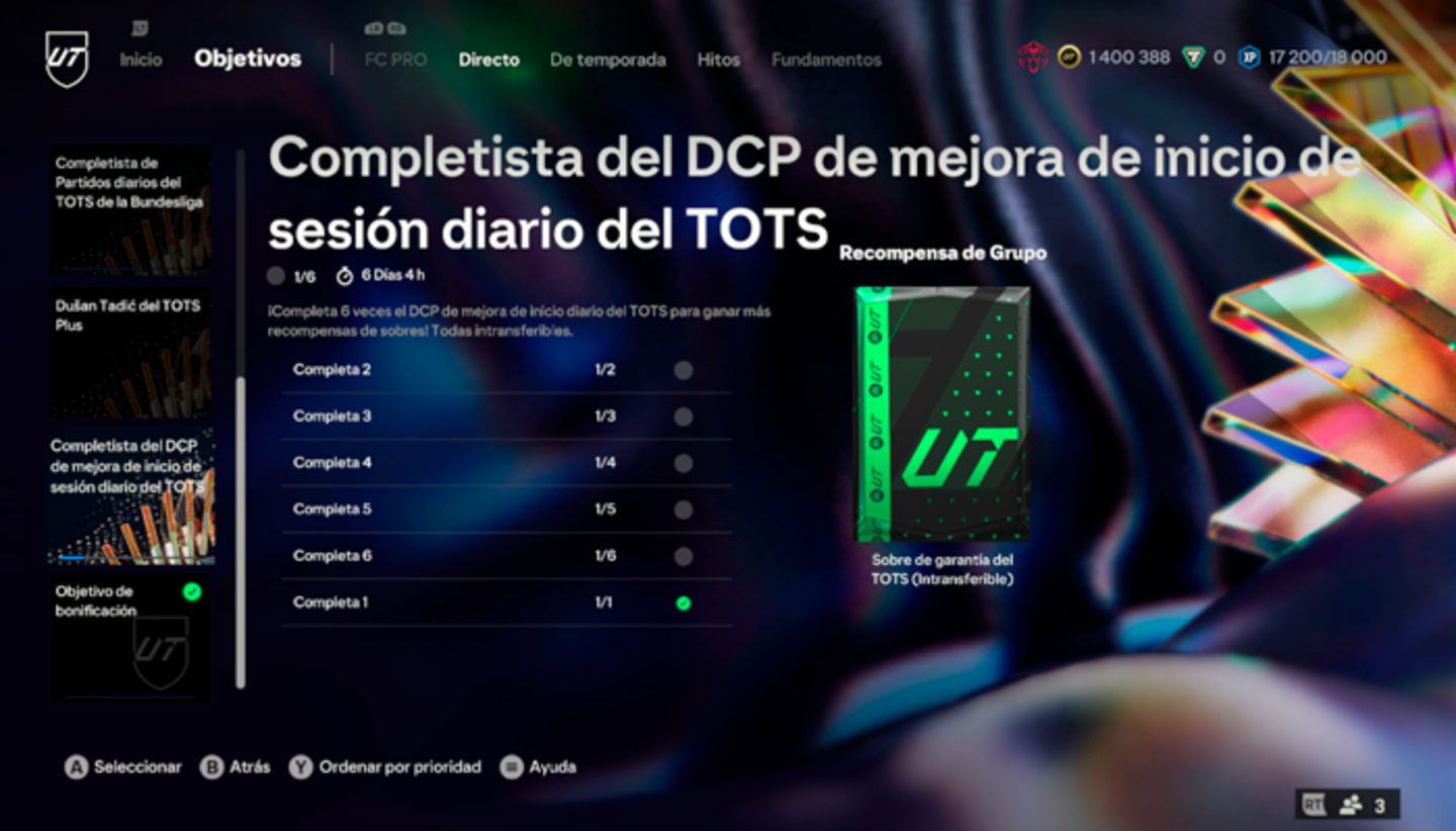 EA Sports FC 24 Ultimate Team: consigue así dos sobres de TOTS garantizado completamente gratis