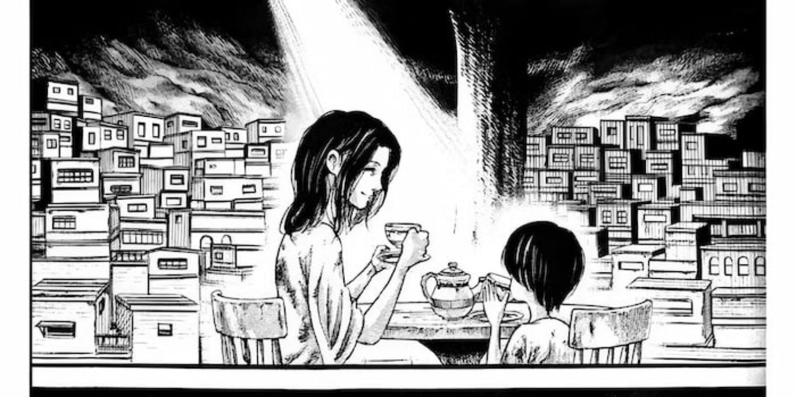 Este one-shot también nos revela el motivo por el que Levi sostiene la taza de té de forma peculiar