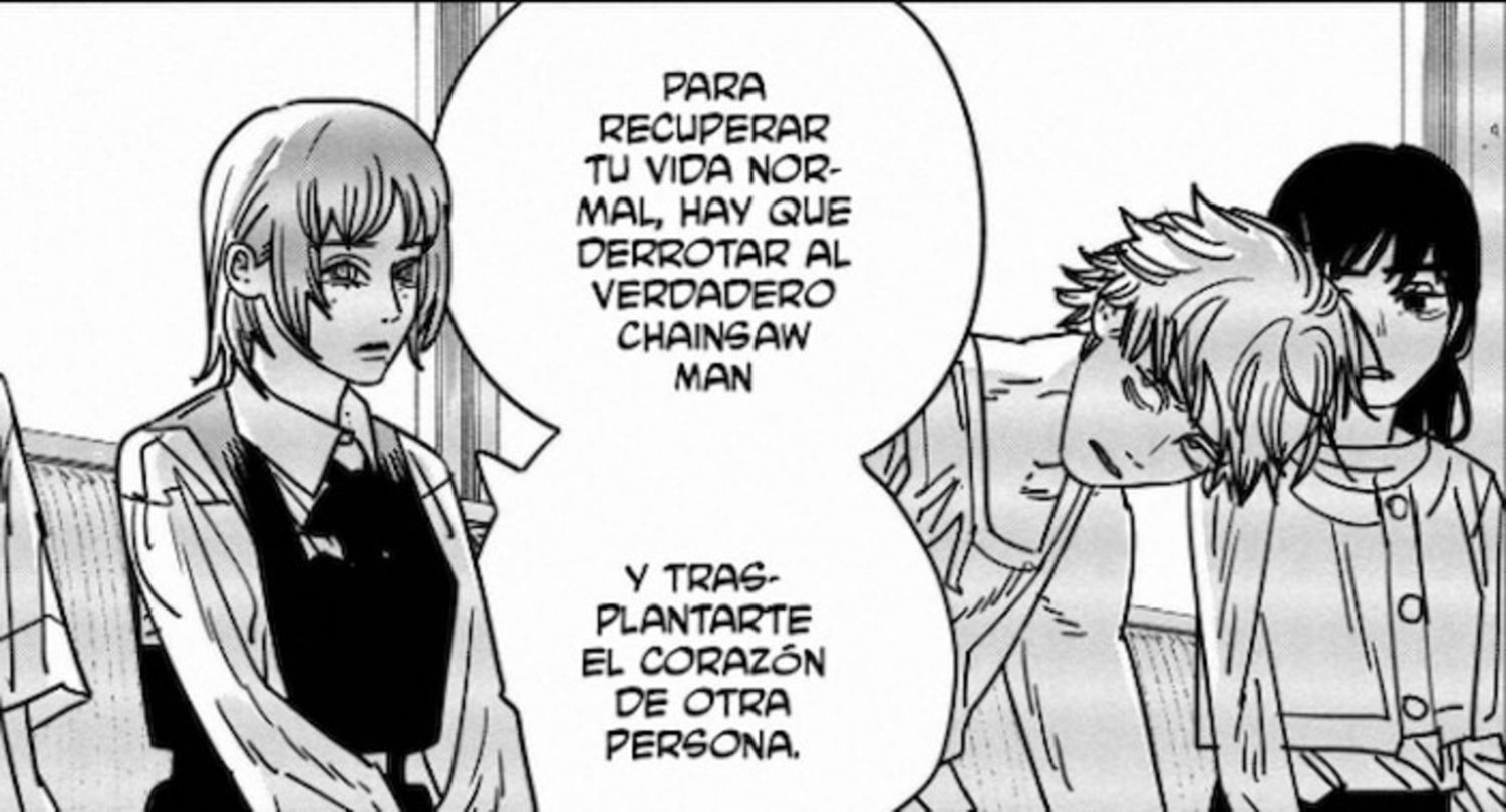 Kiga explica la forma en la que Denji puede volver a ser un humano común y corriente
