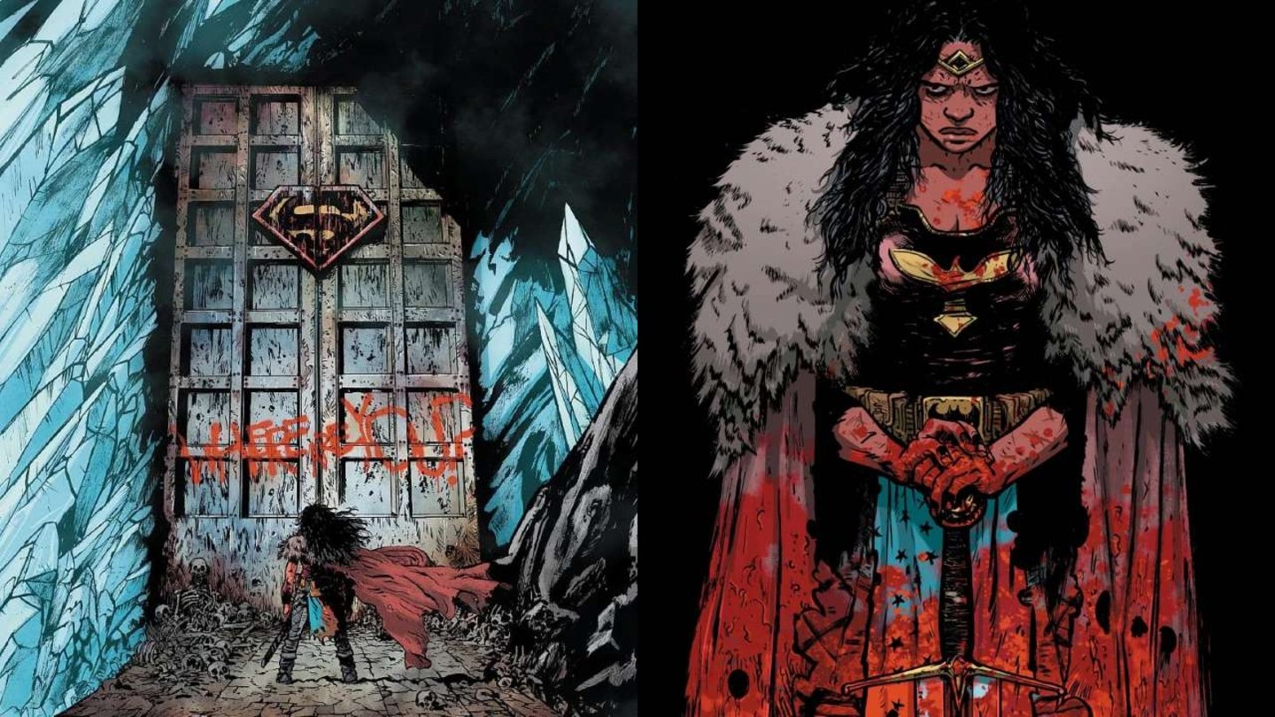 DC Comics: la mujer maravilla usó la columna de Superman como arma para salvar el mundo