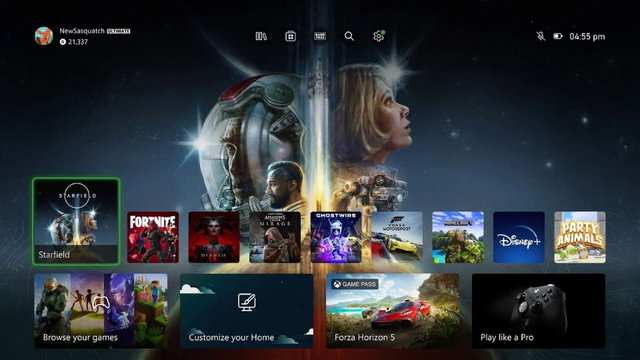 Xbox está probando una nueva función para el menú de la consola
