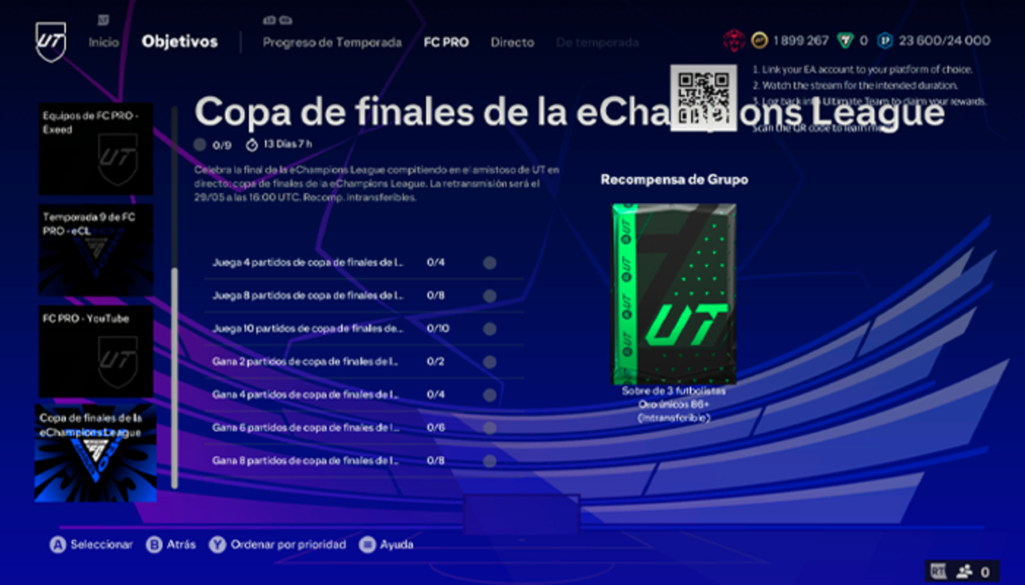 EA Sports FC 24 Ultimate Team: consigue muchas medias en pocos partidos con estos objetivos