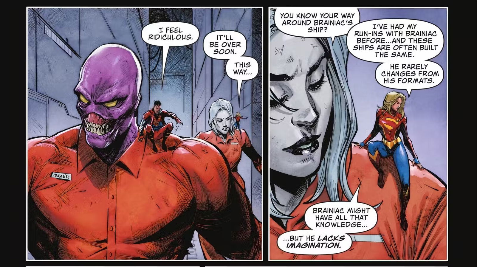 DC Superman Brainiac Liga de la Justicia