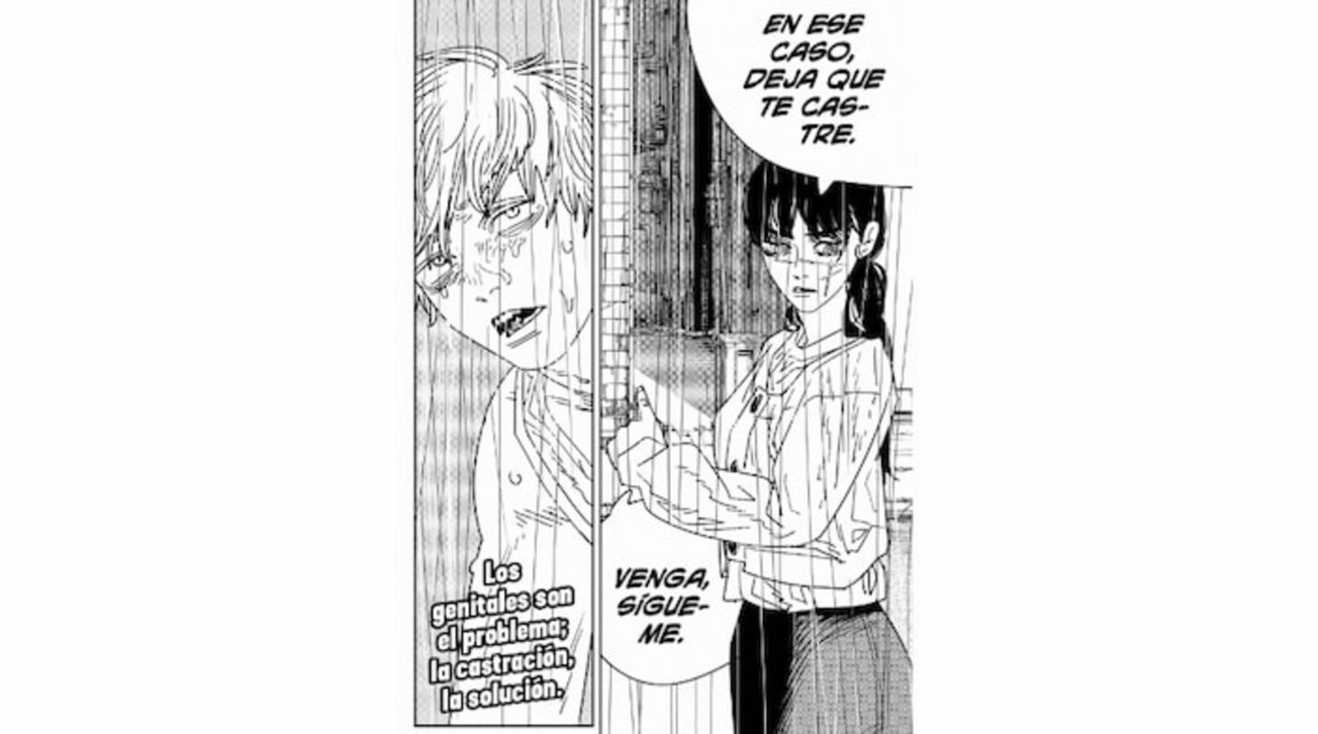 Yoru le ofrece una solución a Denji para su problema de autocontrol de los deseos sexuales