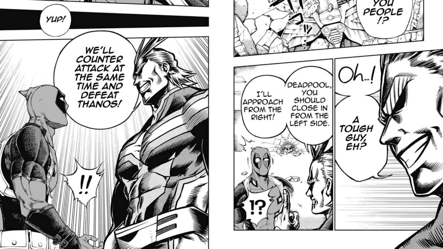 Los héroes de los cómics también se han hecho crossovers con personajes de mangas