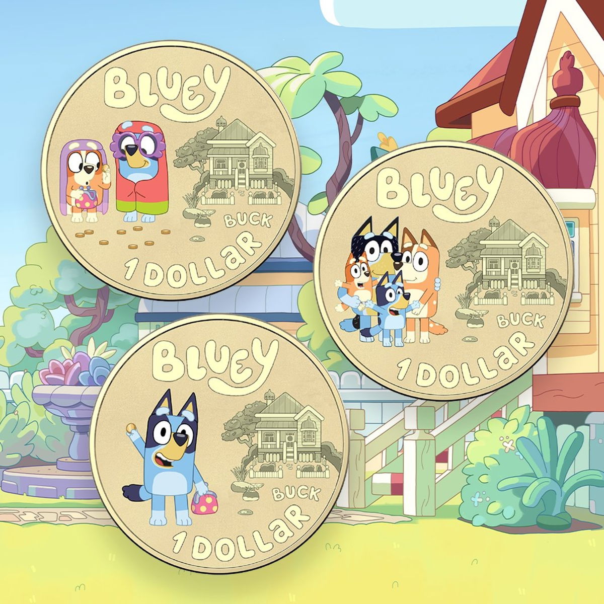 Bluey will celebrate its success with some commemorative coins that can