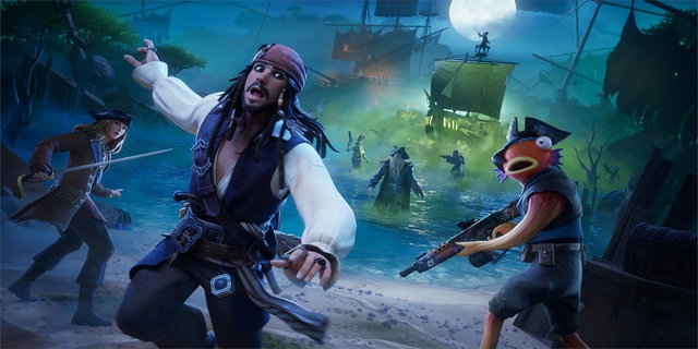 Piratas del Caribe llega por fin a Fortnite con Jack Sparrow y más personajes