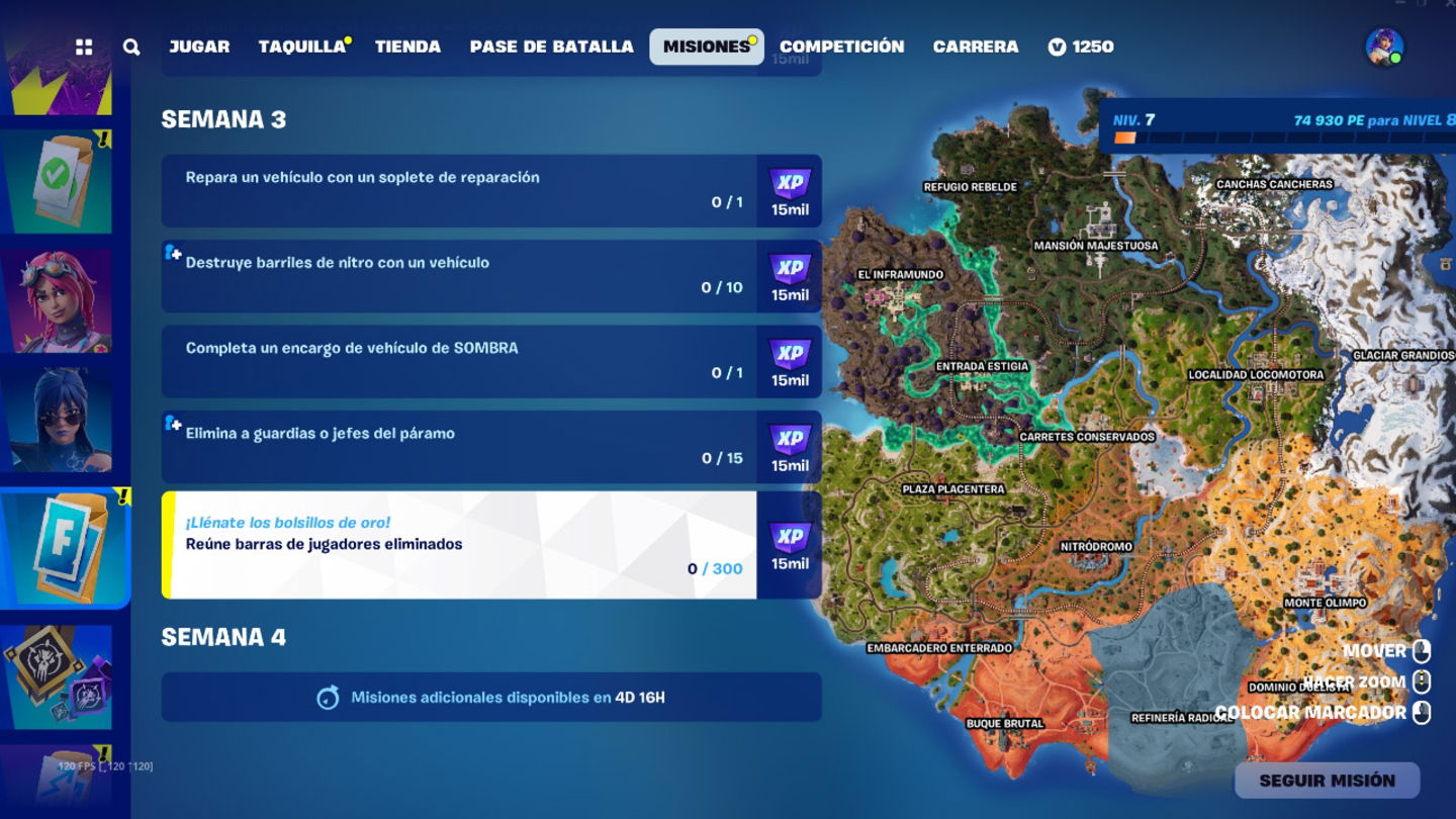 Las misiones de la semana 3 ya están disponibles en Fortnite C5T3