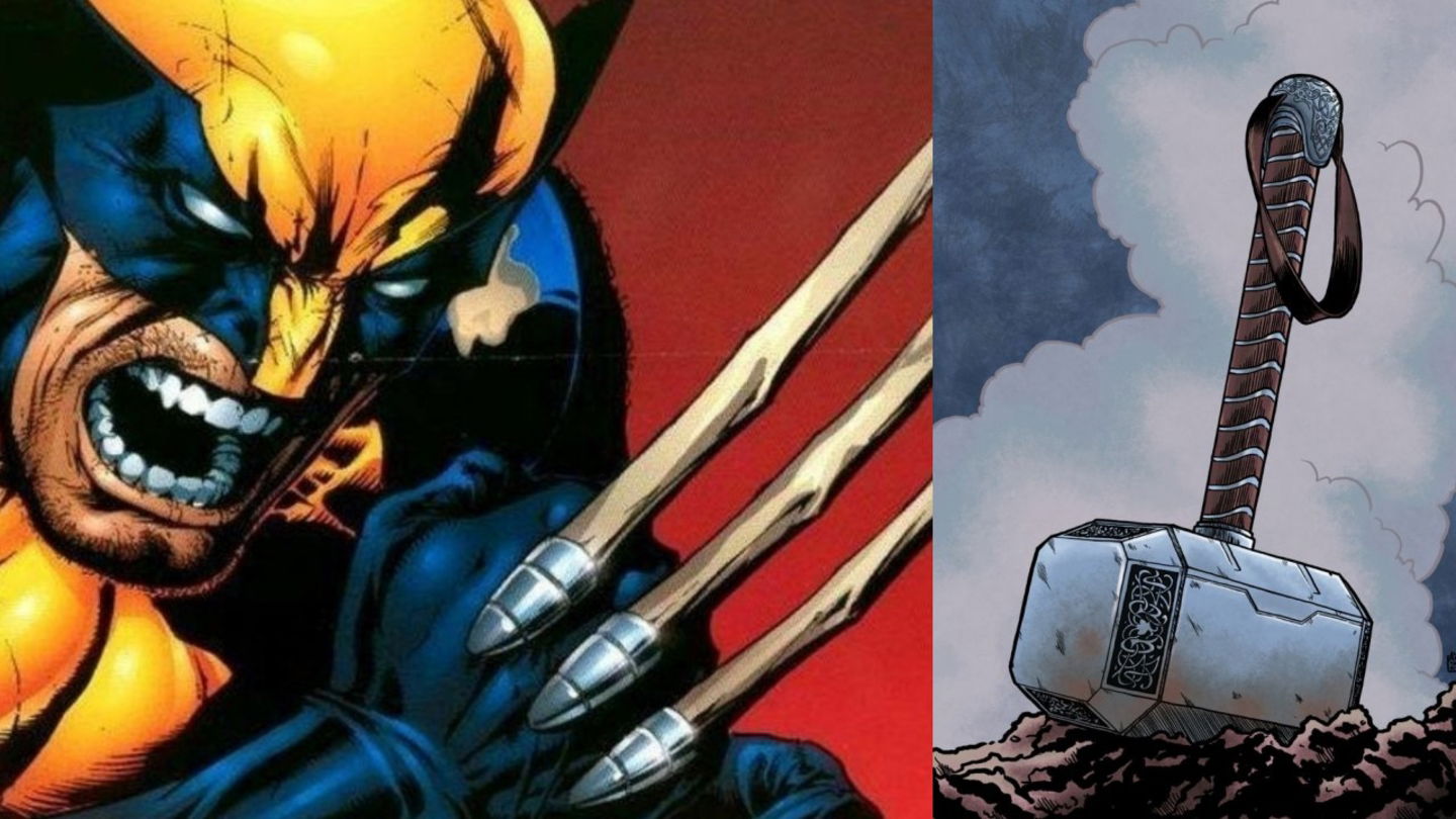 ¿Las garras de Lobezno pueden contra el martillo de Thor?