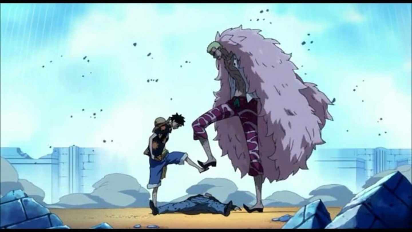 Luffy derrotó a Doflamingo para liberar al reino de Dressrosa