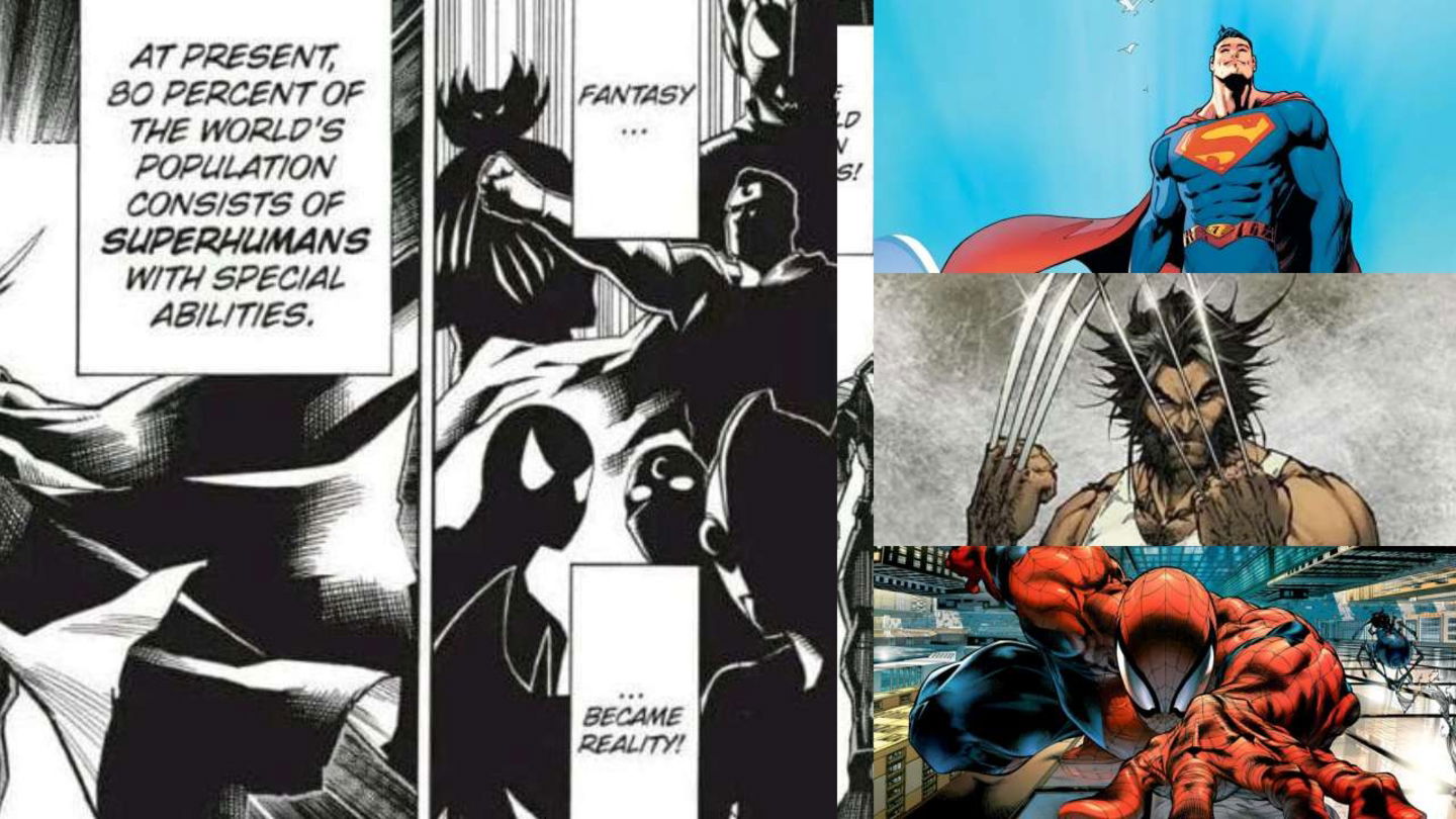 Los héroes de los cómics también se han hecho crossovers con personajes de mangas