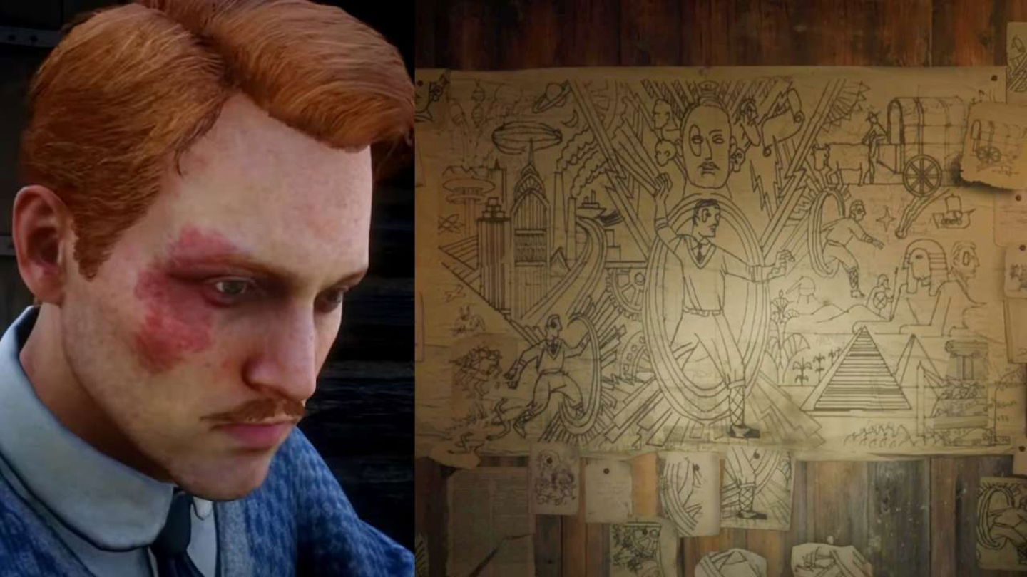 Este es el misterioso viajero del tiempo que aparece en Red Dead Redemption II
