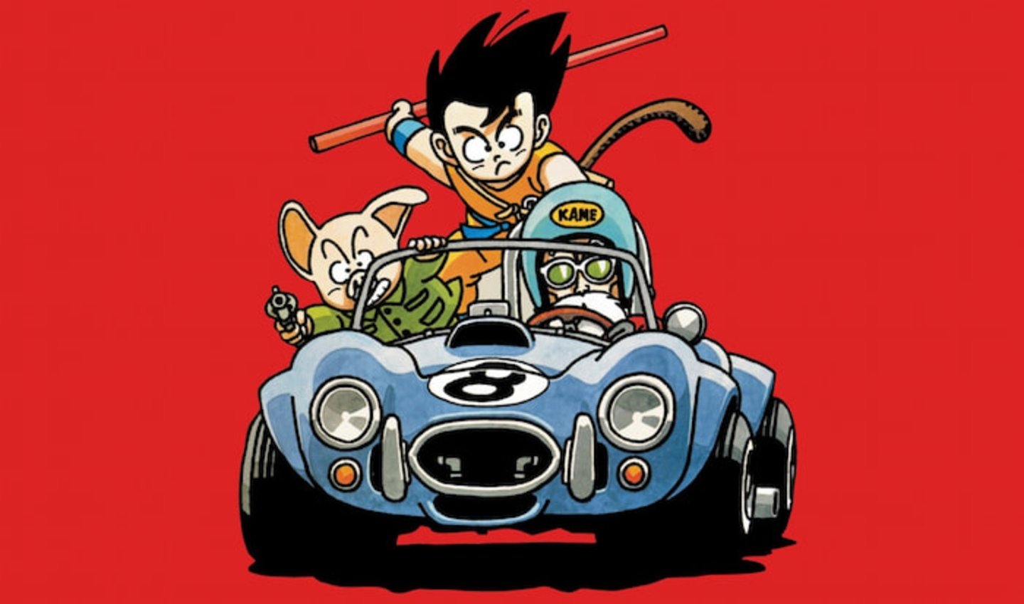Una ilustración oficial convierte a Goku en un piloto de carreras de Fórmula 1