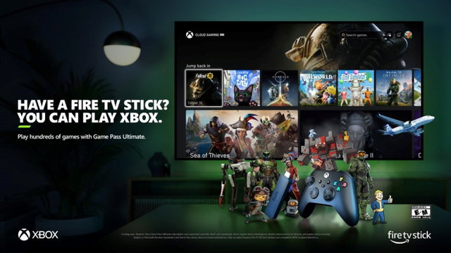 Xbox y Amazon se unen para anunciar el juego en la nube directamente desde el Fire TV Stick