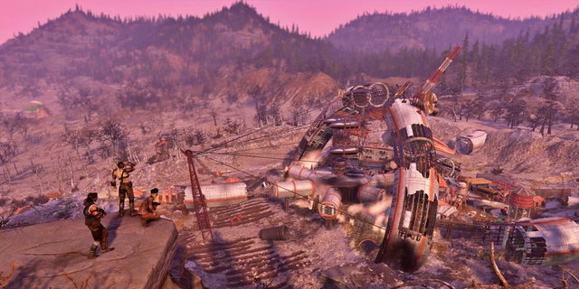 Un jugador de Fallout 76 construye una increíble base