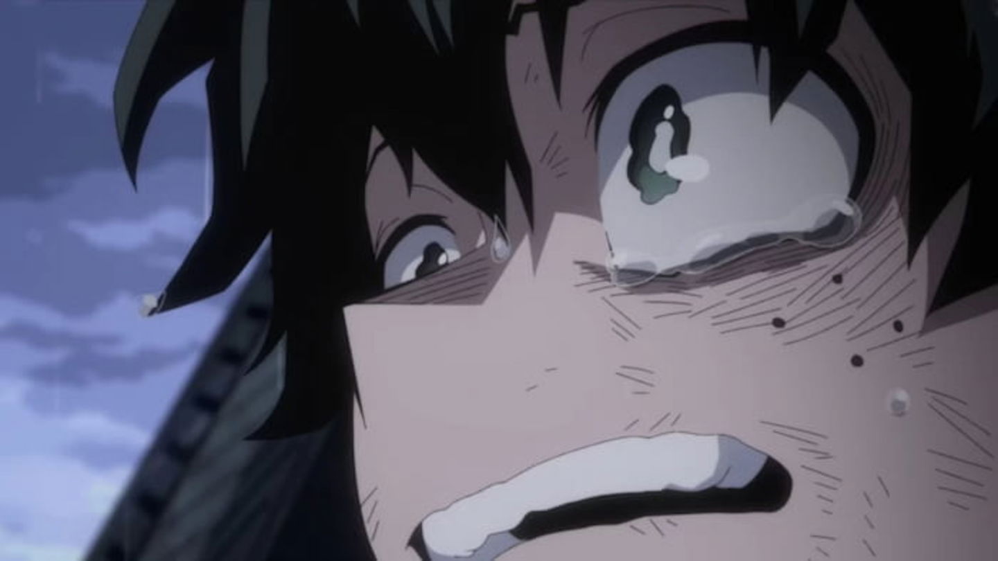 El discurso de Ochako fue tan emotivo que emocionó y animó a Deku también