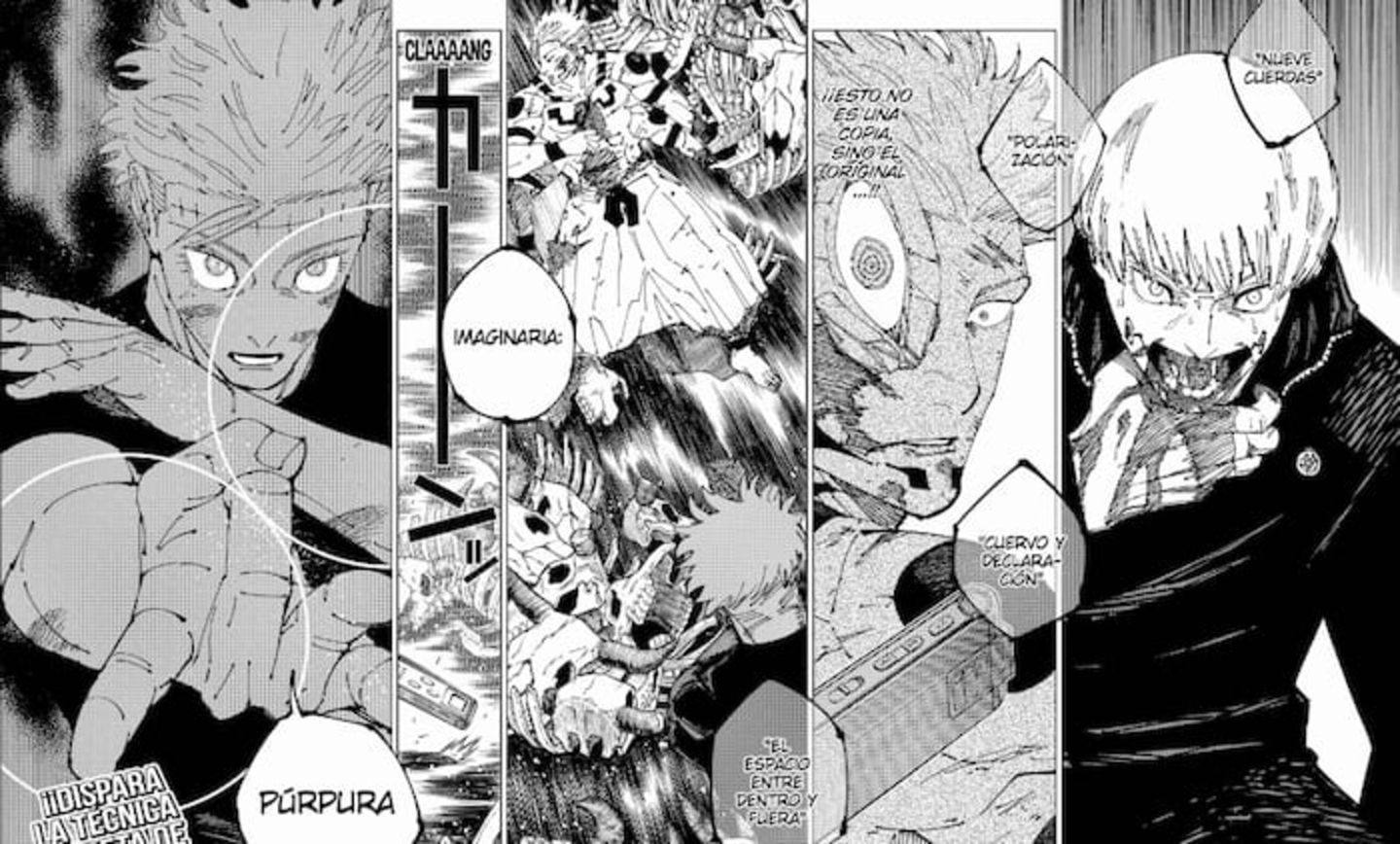 El último capítulo finalizó con un impresionante cliffhanger en el que vemos a Yuta usar el Púrpura