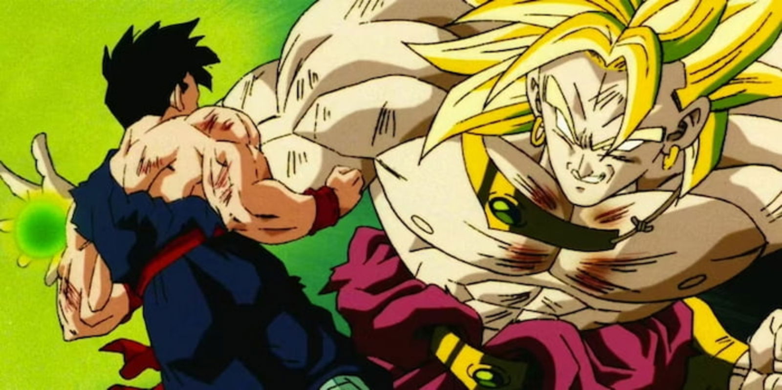 En esta película pudimos ver a un Gohan adulto luchar mano a mano en contra de Broly