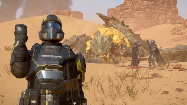 El CEO de Helldivers II quiere mantener un divertido glitch en el juego
