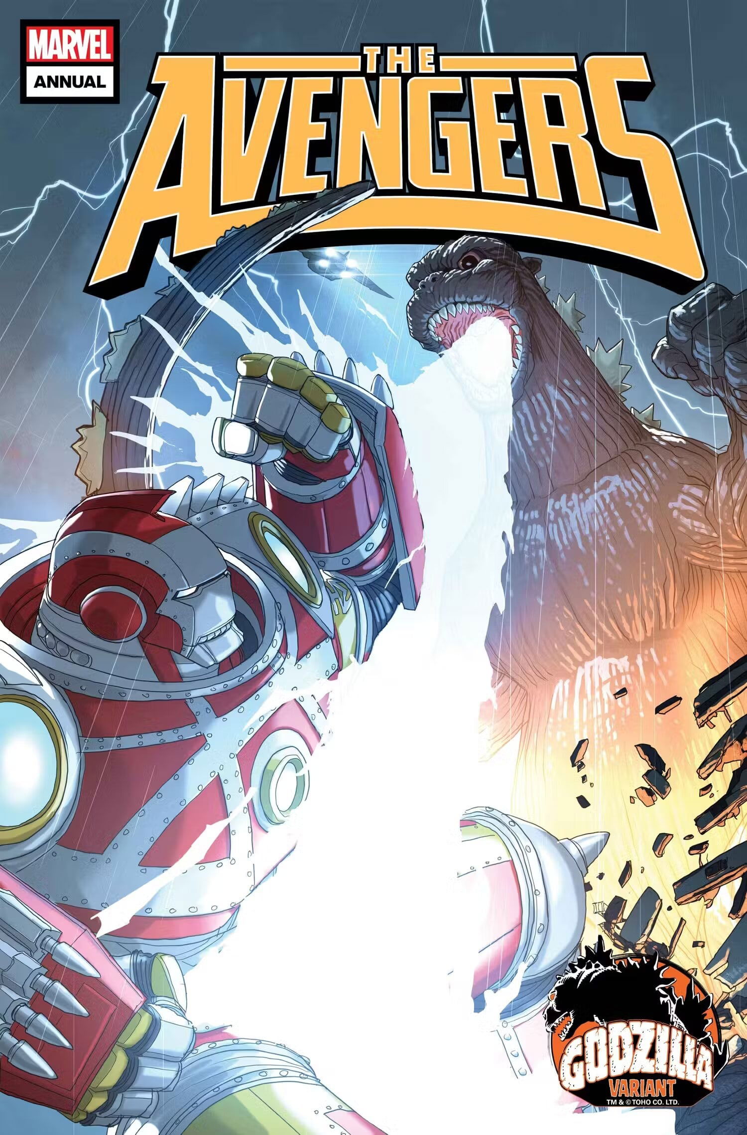 Godzilla Marvel Iron Man