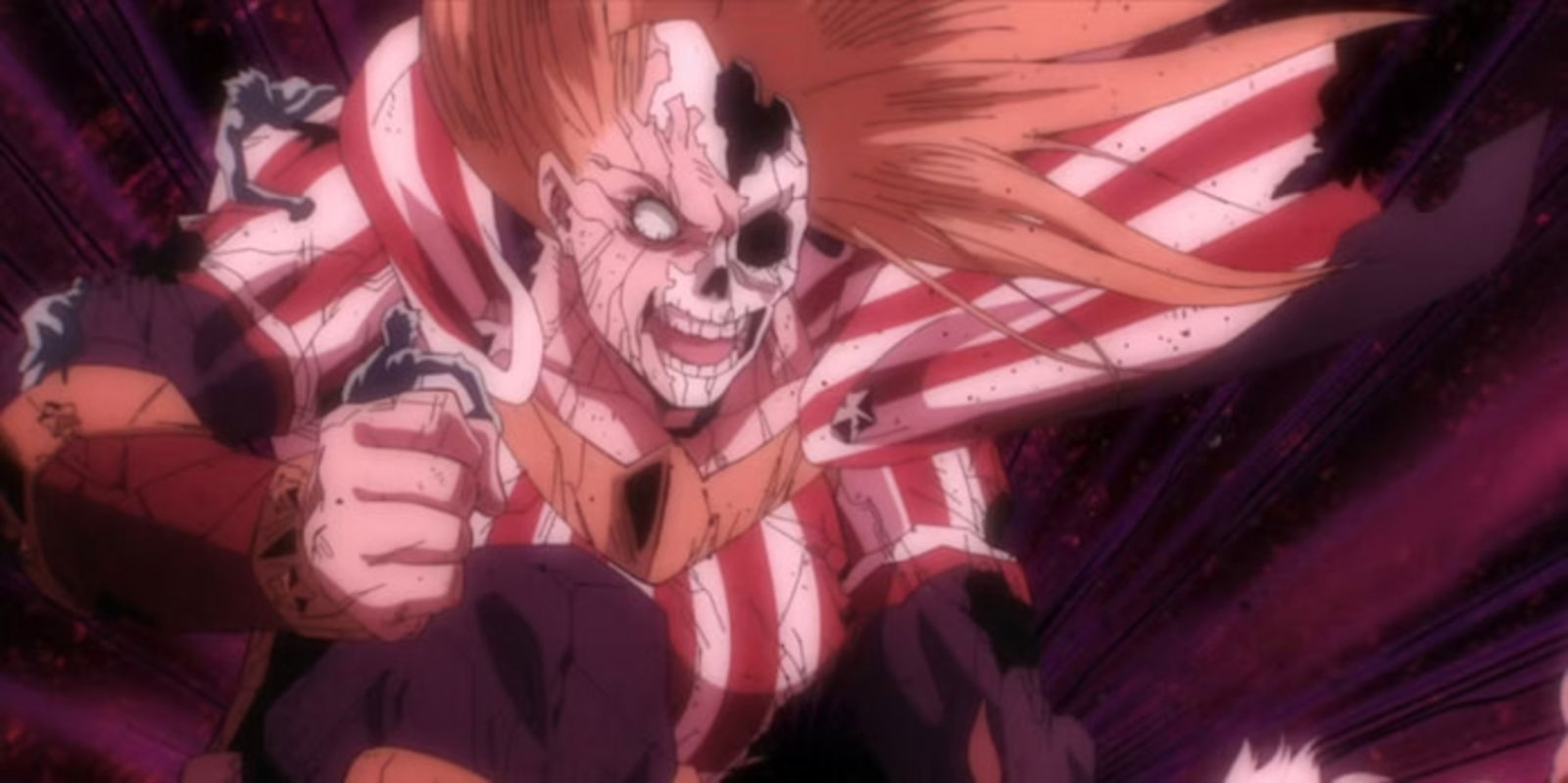 Star and Stripe sacrificó su vida con tal de destruir los dones de Shigaraki desde su interior