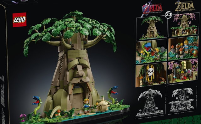 Reserva ya el increíble LEGO del Árbol Deku de Zelda en My Nintendo Store