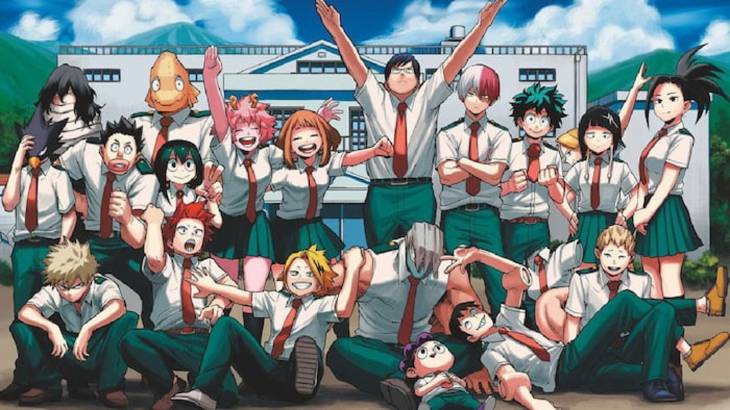 Deku y la clase 1-A lograron convertirse en héroes muy queridos y respetados por la sociedad