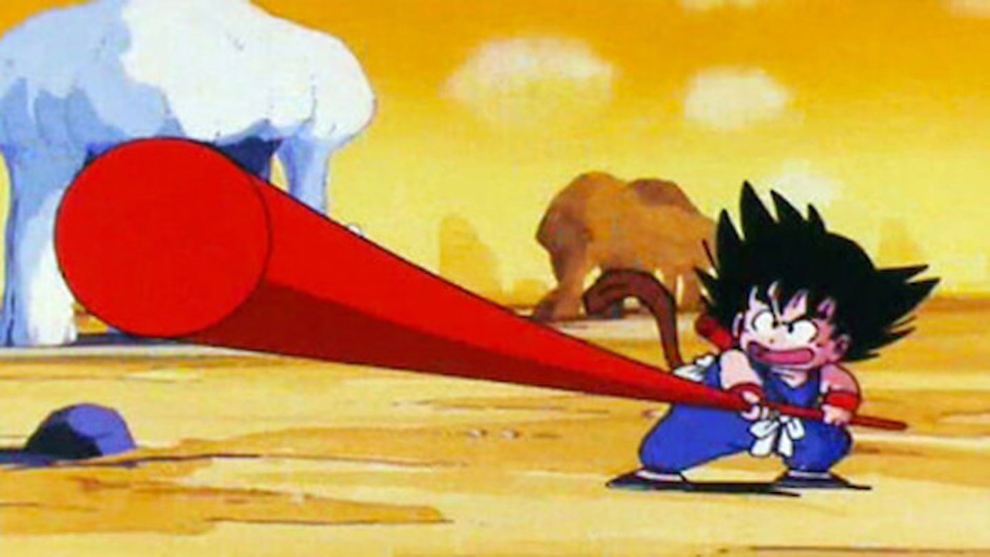 Goku luchó muchas batallas con su Bastón Mágico