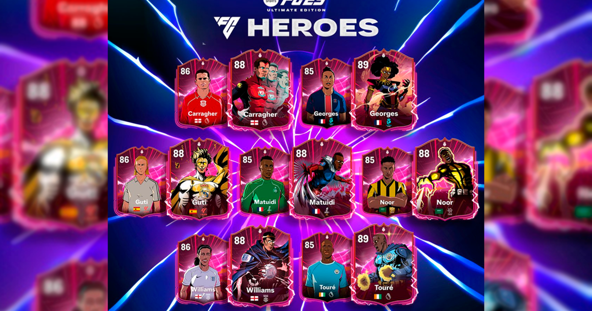 EA Sports FC 25 Ultimate Team: primeras estadísticas oficiales de una carta Héroe