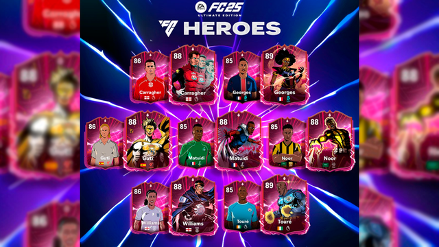 EA Sports FC 25 Ultimate Team: primeras estadísticas oficiales de una carta Héroe