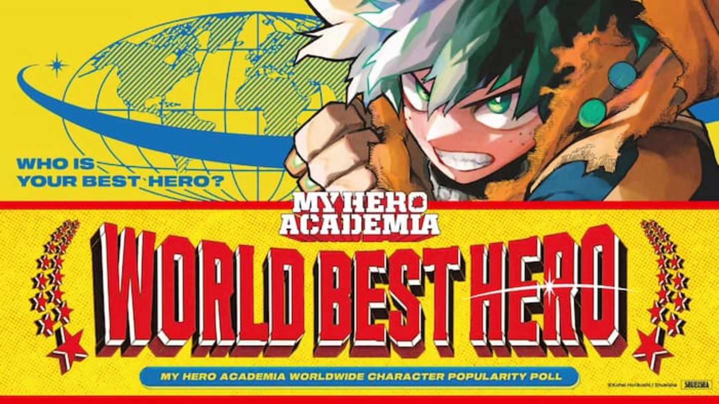 Los fans de My Hero Academia podrán escoger a su personaje favorito en una encuesta mundial