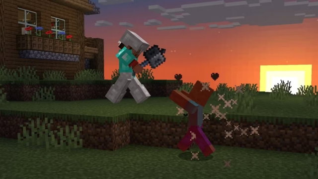 Un jugador de Minecraft se convierte en Thor gracias al uso de la maza y los rayos