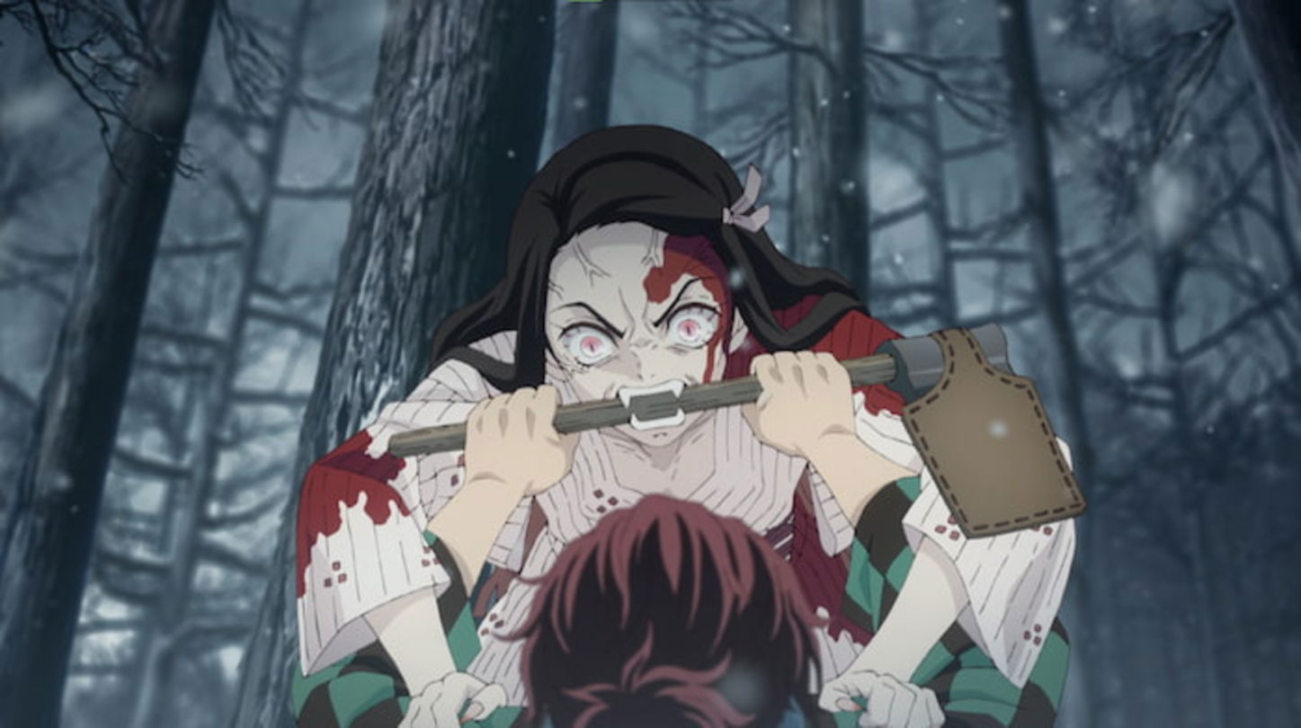Nezuko fue capaz de controlar sus propios instintos biológicos como demonio