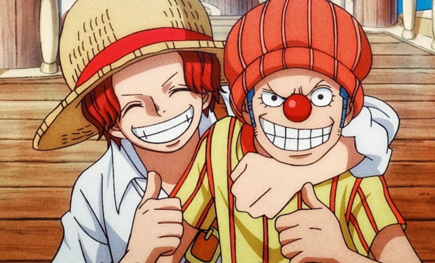Shanks y Buggy tienen una amistosa rivalidad