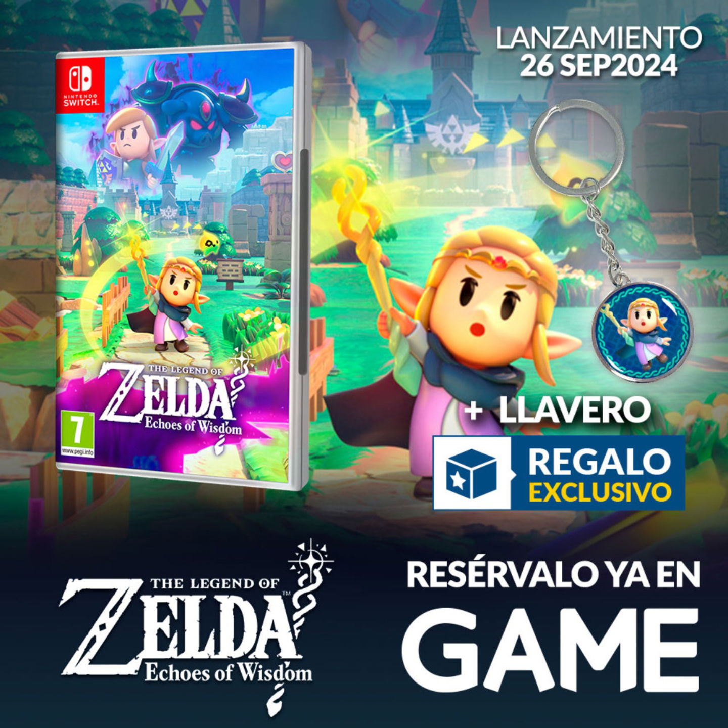 The Legend of Zelda: Echoes of Wisdom - Llavero