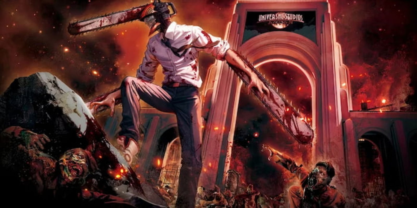 Universal Studios Japón y Chainsaw Man develan sus prometedores planes para Halloween