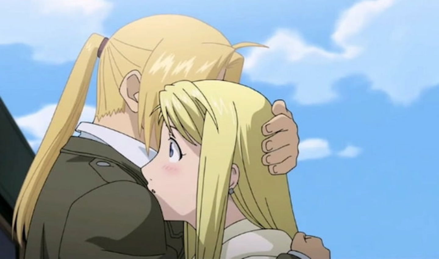 Winry y Edward también tienen una relación muy bonita