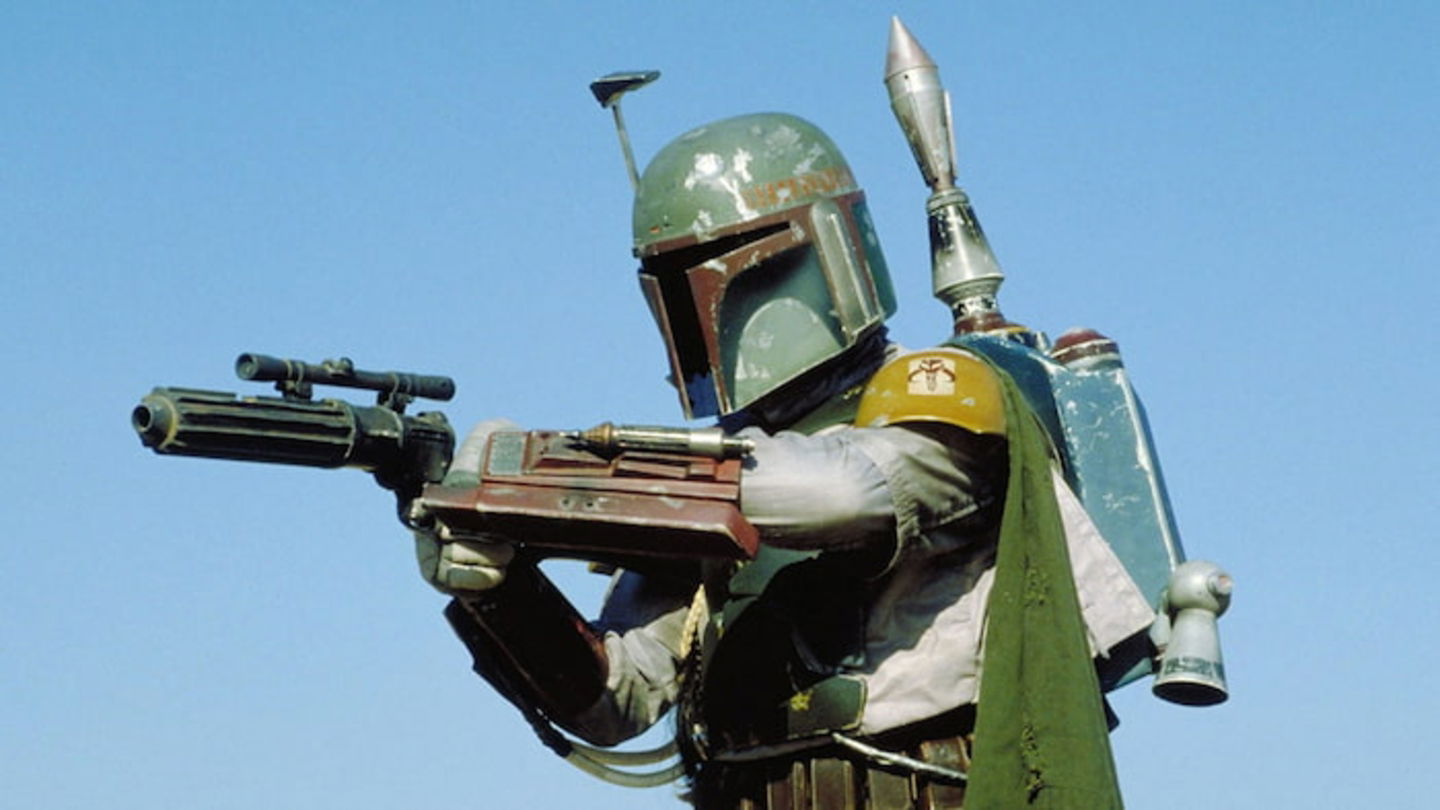 Boba Fett es un poderoso villano que actúa como cazarrecompensas